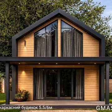 Продам будинок домокомплект.з ЛСТК та дерева