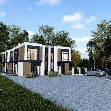 Котедж біля лісу | Власне подвіря | Асфальтований доїзд