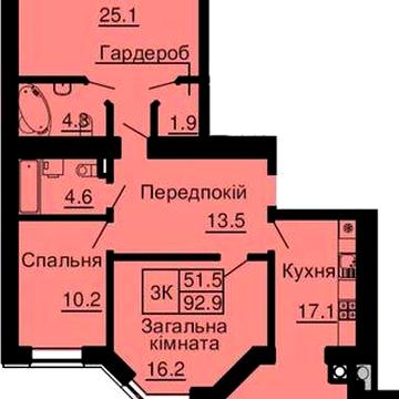 Терміново! З документами 3 кім.кв 94м2 ЖК Софія Нова, Чабани 120000$ ЖК SOFIA NOVA
