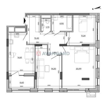 Продаж 3-кімнатної квартири в ЖК Father! ЖК Father