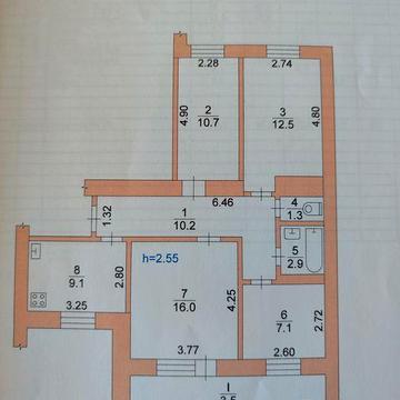 Продам 4-х комн.кв на ПЗТО.