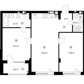 Продаж 2-кімнатної квартири в Гостомелі. Переуступка