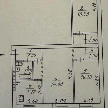 Продаж 3-х кім. квартири вул. Соборності (Косіора)