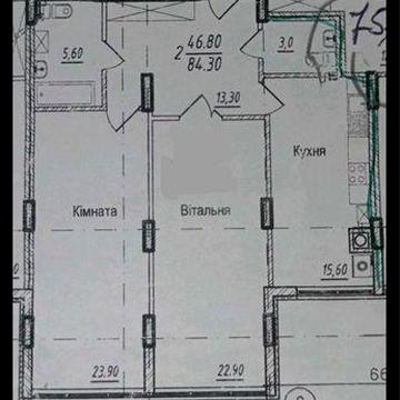Новобудова 2-x кімнатна ЖК Буковинський