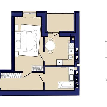 Продаж 1-кімнатної квартири у сучасному ЖК (здача 2026 рік) ЖК Хвоя