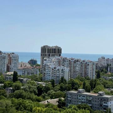 1- комнатная квартира Прямой вид моря Аркадия Фонтан Парк Победы