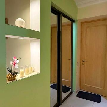 Стильная квартира-студия в современном доме на Солнечной Набережной