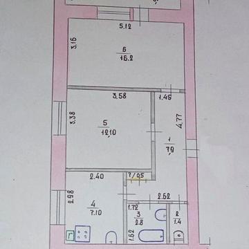 Две( 1кв+2кв)Автоном.отопление.1этаж.