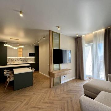 Кадорр Сити Краснова. Красивая 2-х ком. квартира с видом на ипподром и море! Качественный ремонт. ЖК 61 Жемчужина