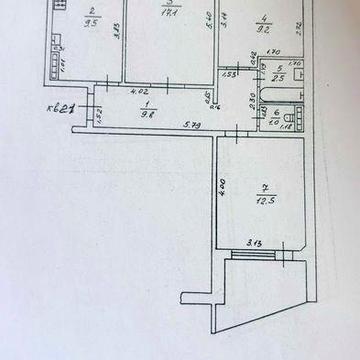 3-комнатная на Таирова, средний этаж, газ, лучшая цена - под ремонт