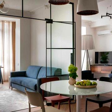 Оренда 2к дизайн квартири 56м2 Manhattan city Берестейський просп 11 Центр