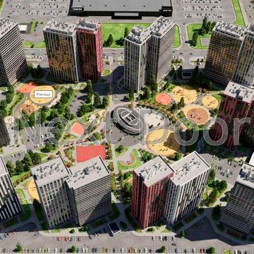 Видова 2к квартира 69 м² у ЖК Варшавський Плюс 20 поверх ЖК Варшавський Плюс