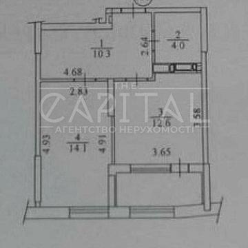 Продається квартира в ЖК Світло Парк 46м2 без ремонту під інвестицію ЖК Світлопарк