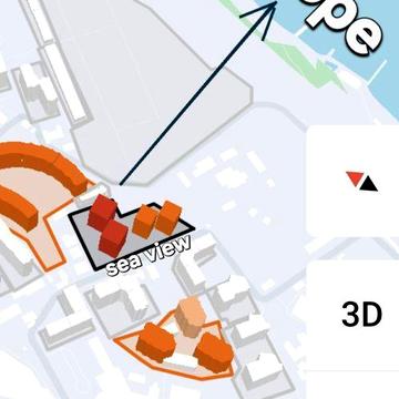 2 х комн.квартира в 3х комн.  70 м.кв Аркадия  700  у.е м.кв Срочно! ЖК Си Вью