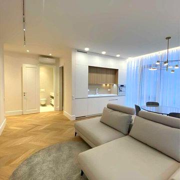 Оренда 2к дизайн квартири 56м2 Manhattan city Берестейський просп 11 Центр