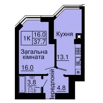 ‼️ЗДАНИЙ БУДИНОК‼️ Продам 1к квартиру ЖК Софія Резиденс Резиденція ЖК Софія Резиденс