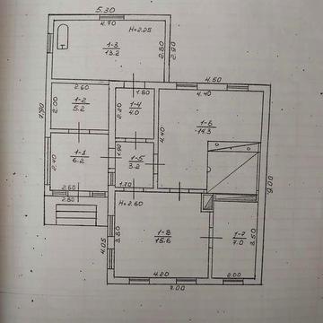 ПРОДАЄТЬСЯ будинок в селі з ділянкою 0,90 га (від м. Києва за 138 км)
