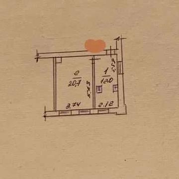 Продаж 1 кімнатної квартири 33 м2 р-н Поділ №9400