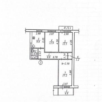 Продаж 3к Квартира Миру проспект