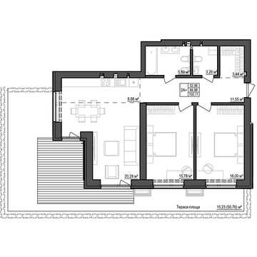 Продаж 2к Квартира Яновського вулиця ЖК Park House