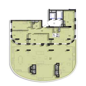 Продаж 4к Квартира Білецька вулиця ЖК SvitLand Residences