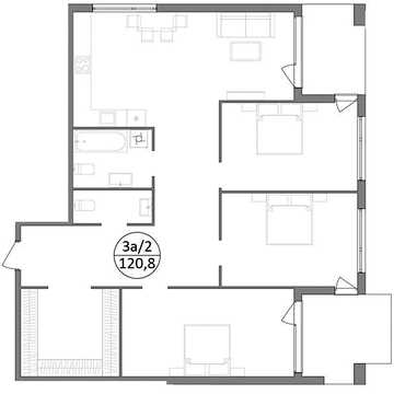 Продаж 3к Квартира Широка вулиця ЖК Гринвуд-3