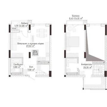Продаж 2к Квартира Орлова вулиця ЖК Апарт-комплекс Pokrovsky Apart Complex