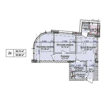Продаж 2к Квартира Грушевського вулиця ЖК Vilnyi