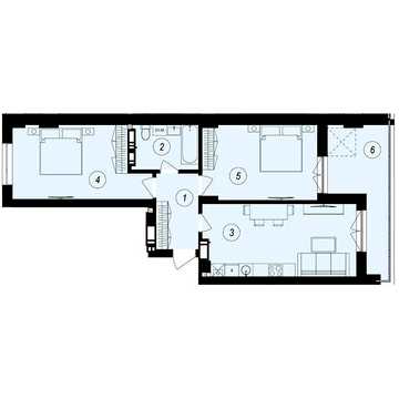Продаж 2к Квартира Тлехаса вулиця ЖК GARDEN CITY