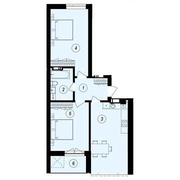Продаж 2к Квартира Тлехаса вулиця ЖК GARDEN CITY