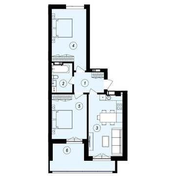 Продаж 2к Квартира Тлехаса вулиця ЖК GARDEN CITY