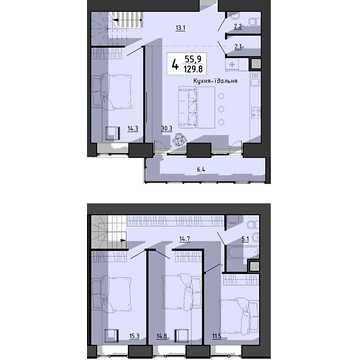 Продаж 4к Квартира Генерала Мирона Тарнавського вулиця ЖК Файне місто