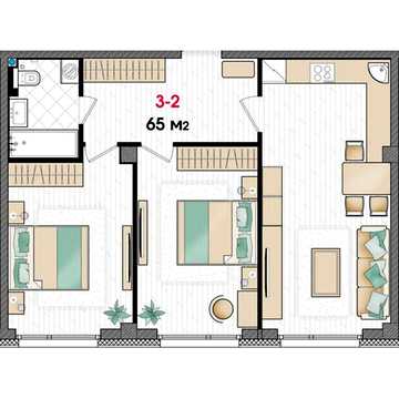 Продаж 2к Квартира Улянівська (Ульянова) вулиця ЖК MANHATTAN