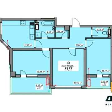 Продаж 3к Квартира Курортний провулок ЖК Элегия Парк