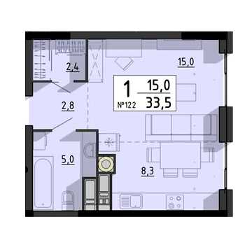 Продаж 1к Квартира Білецька вулиця ЖК SvitLand Residences
