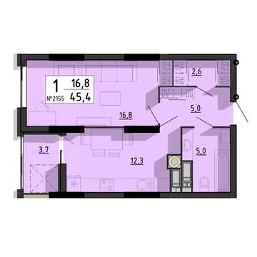 Продаж 1к Квартира Білецька вулиця ЖК SvitLand Residences