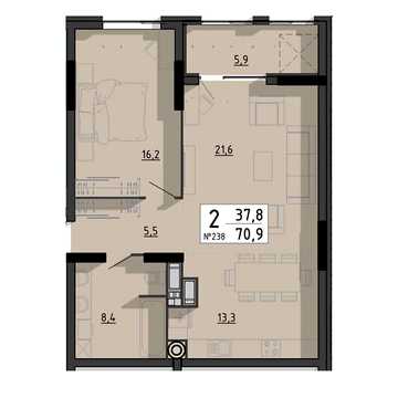 Продаж 2к Квартира Білецька вулиця ЖК SvitLand Residences