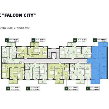 Продаж 3к Квартира Скнилівська вулиця ЖК Falcon City