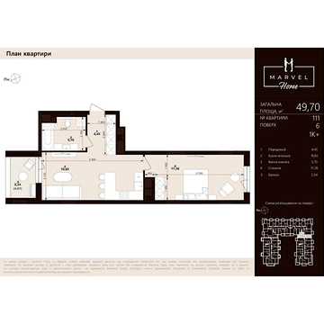 Продаж 1к Квартира Тролейбусна вулиця ЖК Marvel Home