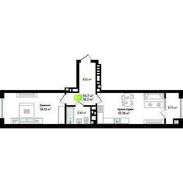 Продаж 1к Квартира Угорська вулиця ЖК Софиевка