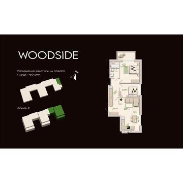 Продаж 2к Квартира Пирогівка вулиця ЖК Woodside
