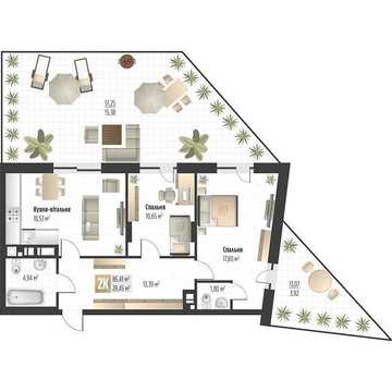 Продаж 2к Квартира Орлика вулиця ЖК Soul Park