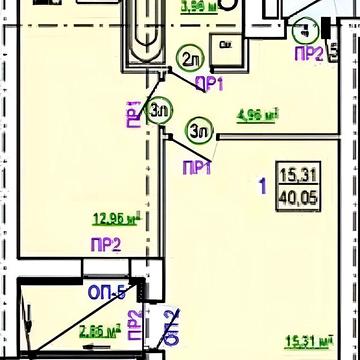 Продаж 1к Квартира Борткевича вулиця ЖК Гидропарк