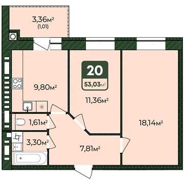 Продаж 2к Квартира Львівське шосе ЖК West Home