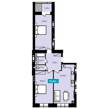 Продаж 2к Квартира Нижня Берегова вулиця ЖК Spring Town New Riviera