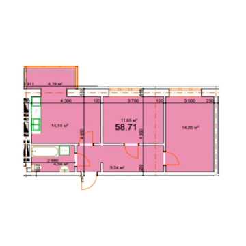 Продаж 2к Квартира Малицької вулиця ЖК Family House