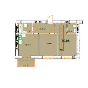 Продаж 2к Квартира Малицької вулиця ЖК Family House