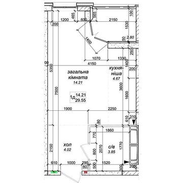 Продаж 1к Квартира Приміська вулиця ЖК Одесский бульвар