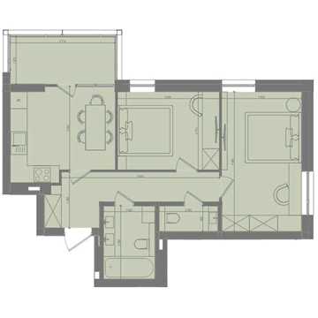 Продаж 2к Квартира Тургенєвська вулиця ЖК D25
