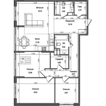 Продаж 4к Квартира Черняховського вулиця ЖК на Петлюры, 28